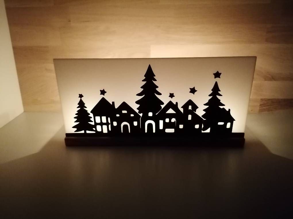 Toutes les décorations: Schattenbild Weihnachtsdorf mit Bogen – Neuf avec emballage d'origine à Dagmersellen par EmanuelScheidegger 4