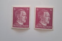6-Reichspfennig-Briefmarke Deutsches Reich Adolf Hitler