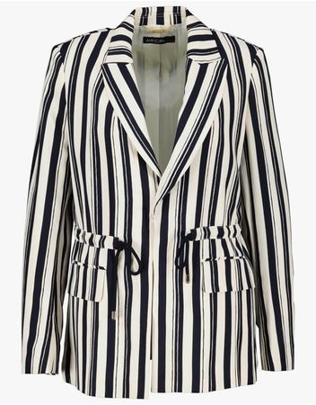Marc Cain Blazer, Grösse 38/M, Schwarz-Weiss gestreift!