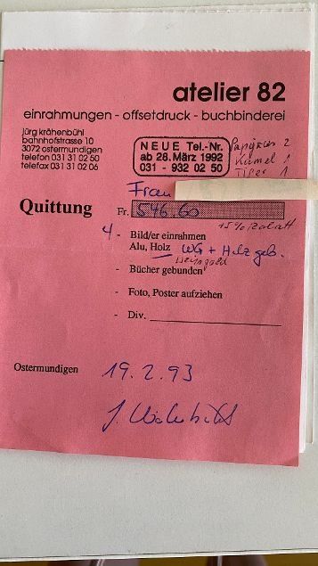 Poster & Bilder: Papyrusbild Gänse von Meidum, handgemalt gerahmt – Gebraucht aus Münchenbuchsee von sparky_777 1