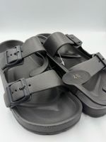 Sommer Pantoletten/Badeschuhe, Anthrazit, Gr. 37, Neu!
