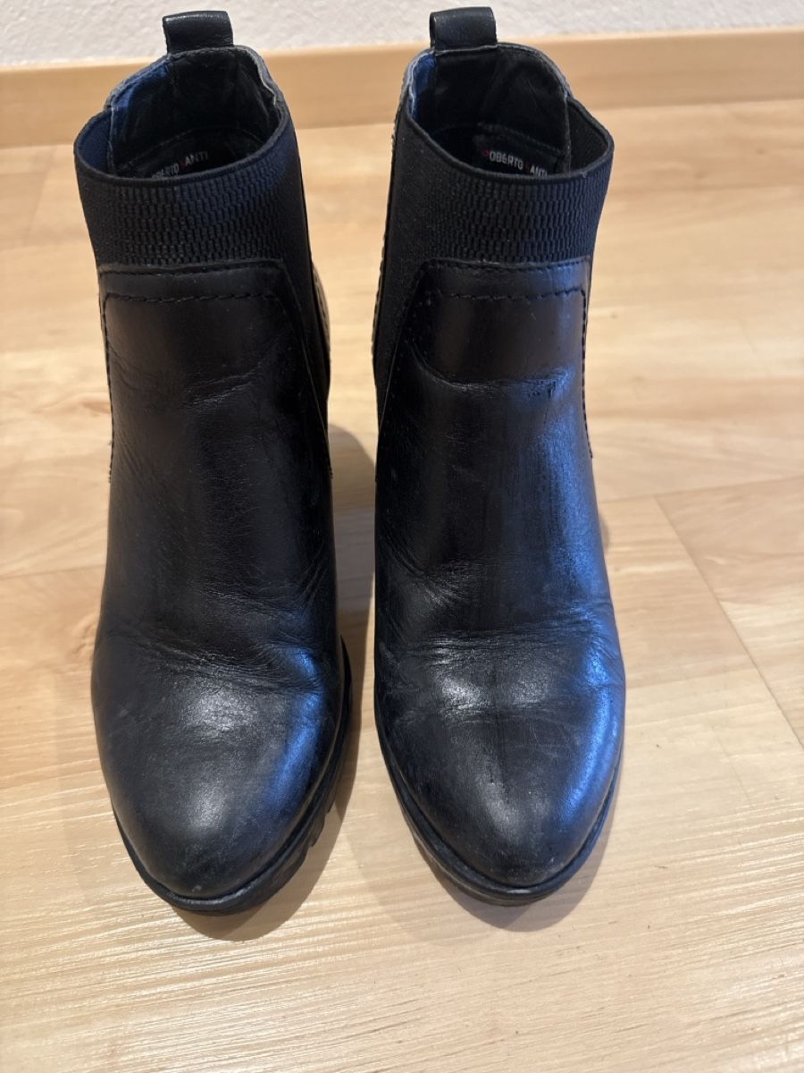 Roberto Santi Scarpe da donna: Schwarze Stiefeletten, Grösse 37 – Usato da Siebnen venduto da sunset17 1