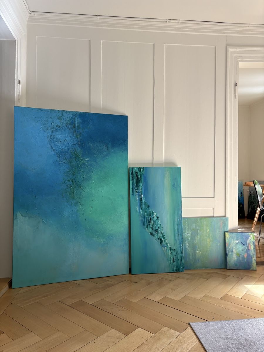 Dipinti: Original Abstract Painting - 50x100cm – Nuovo (secondo la descrizione) da Zürich venduto da Asybb 2