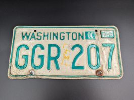 Original US Nummernschild Washington 1979 – Vintage Deko