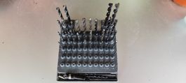 Werkstatt-Set: Metall-Bohrerständer mit HSS Bohrern & VSM Sc