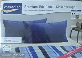 2 Kissenbezüge 40x80 Baumwolle, nue, originalverpackt