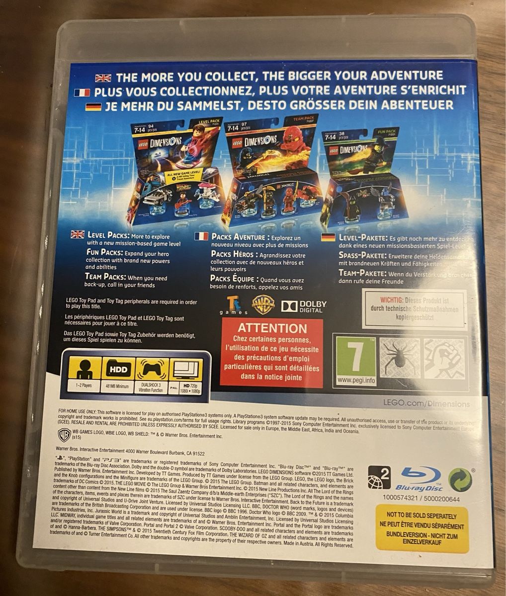 Lego Giochi: PS3 Game Lego Dimensions Badman Top Zustand – Nuovo (secondo la descrizione) da Glattbrugg venduto da Grocca01 3