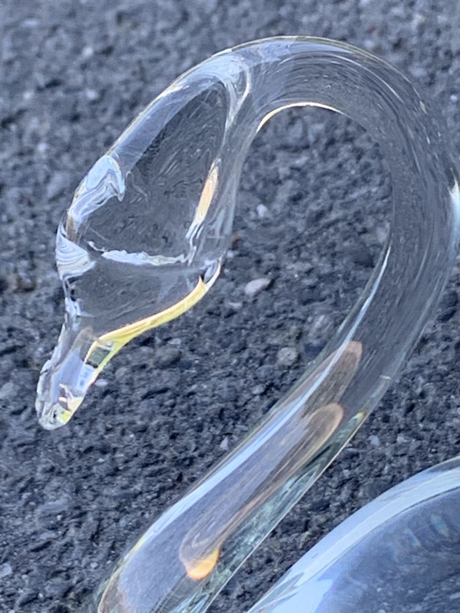 Statuette: Glas - Schwan – Usato da Wangen b. Olten venduto da Finolino28 4