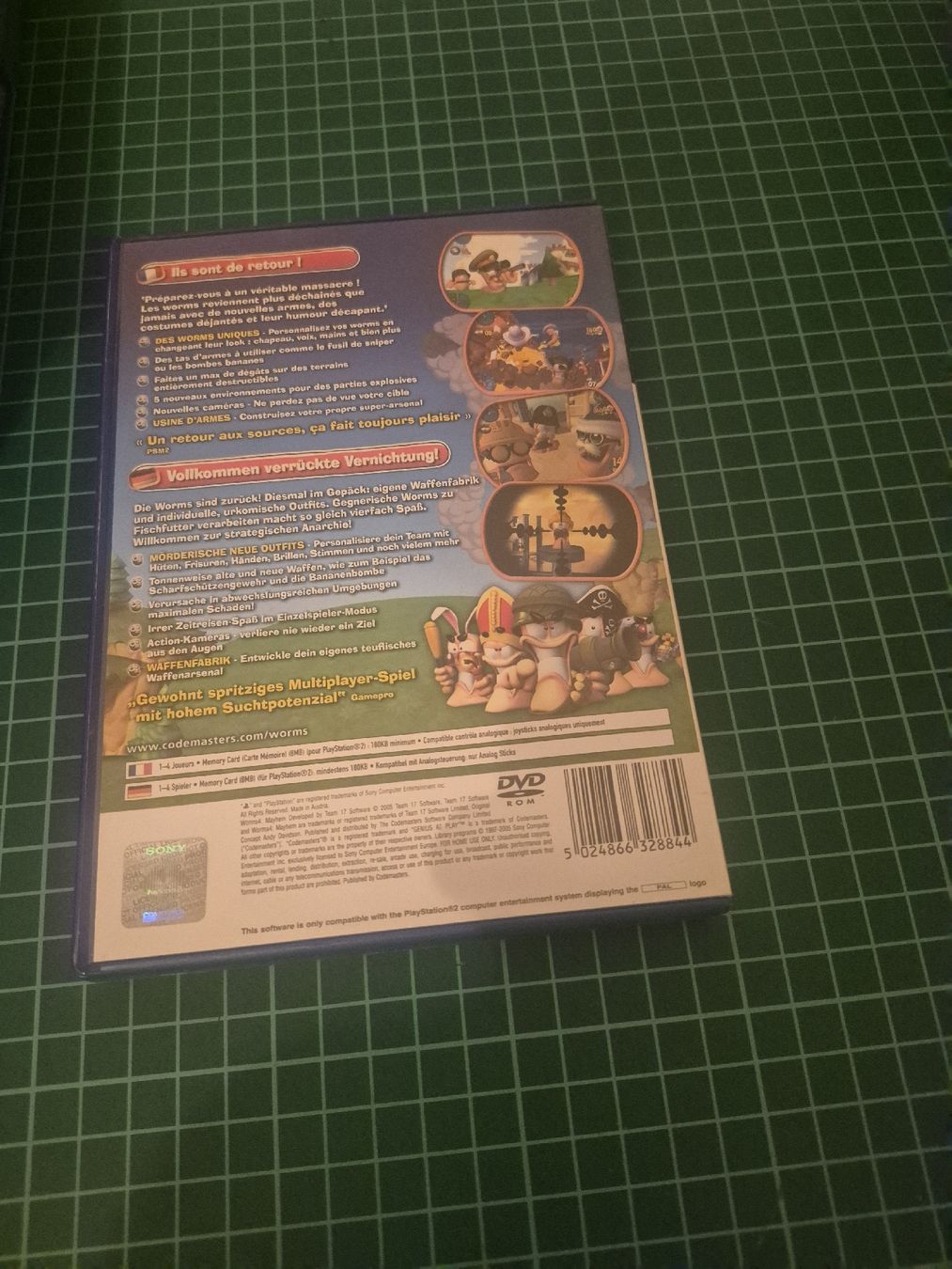 Sony Giochi: Worms 4 Mayhem - Sony PlayStation 2 - Complete Game PS2! – Usato da Meyrin venduto da Retro-GZ 2