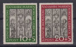 BRD 1951: Marienkirche ** - Kat. 200.--
