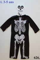 Costume squelette / Skelett t. 3 - 5 ans