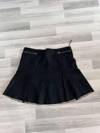 Schwarzer Esprit Mini Rock mit Reissverschluss, Grösse XL