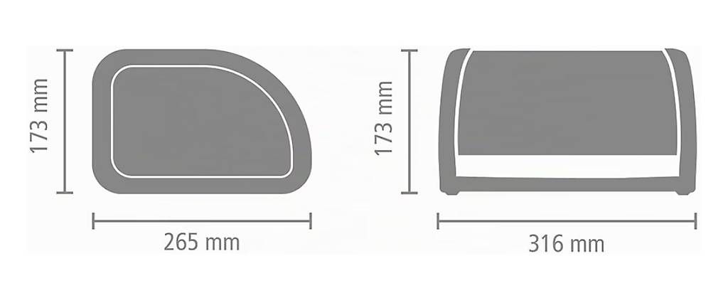 Contenitori & Simili: Brotkasten Brabantia Chrom 6mt alt – Usato da Biel/Bienne venduto da Mariricardo 2