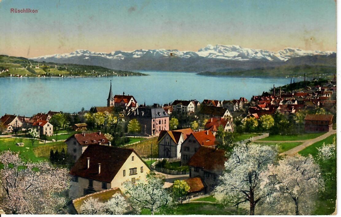 Ansichtskarten: Rüschlikon  1919 – Gebraucht aus Hochdorf von Ziegel-16