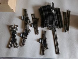 Konvolut Schienen für Trix Express Vintage Eisenbahn
