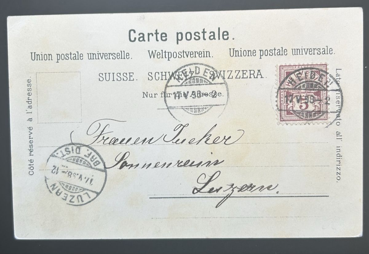 Cartoline postali: Gruss aus Heiden Litho – Usato da Horw venduto da Tellbub 1