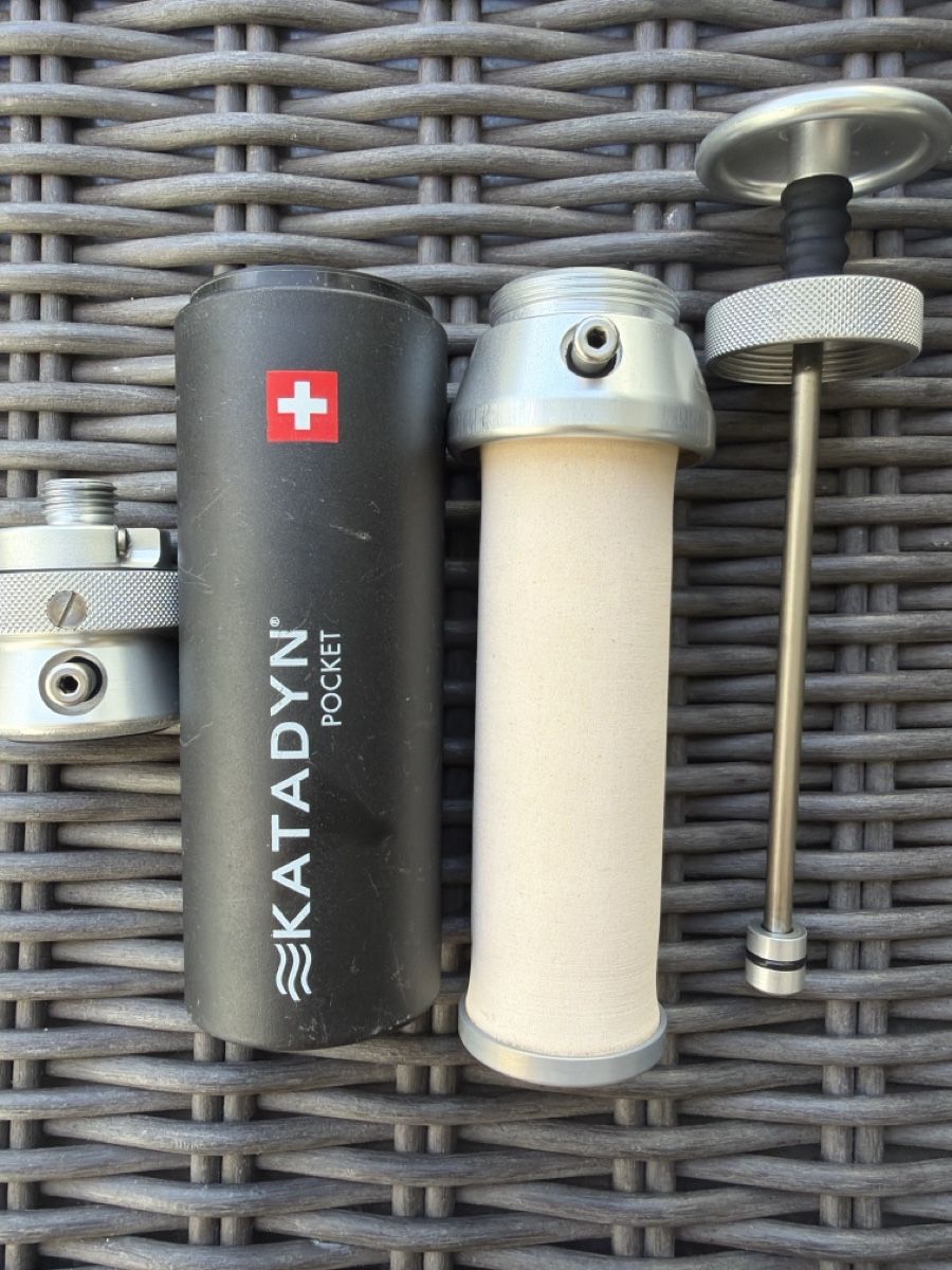 Katadyn Sanitari: Katadyn Pocket Wasserfilter Microfilter guter Zustand – Usato da Stäfa venduto da AlpenSegler01 5
