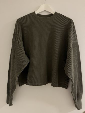 Abercrombie & Fitch Pullover grün Grösse XS Oversized