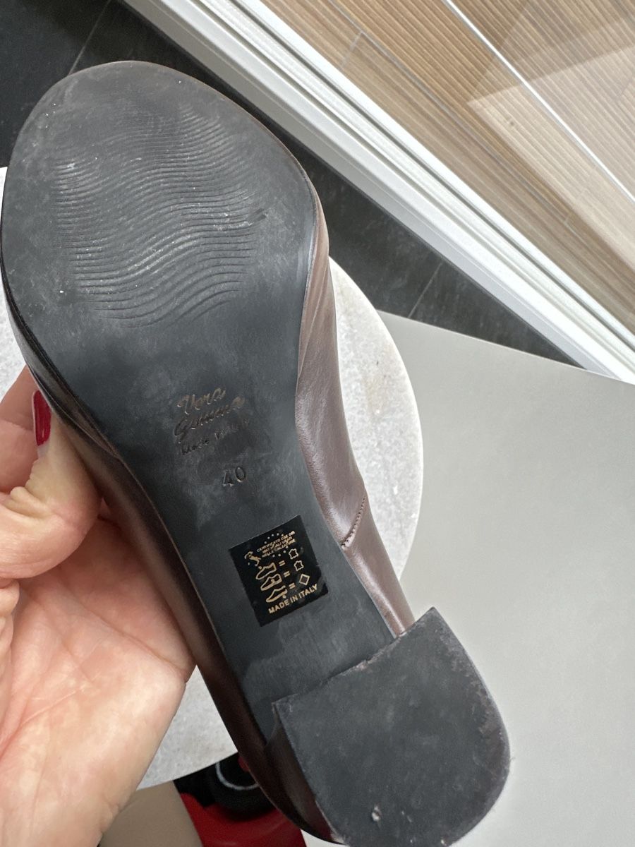 Scarpe da donna: Pumps braun Leder 39 – Usato da Däniken SO venduto da NBdesign 2