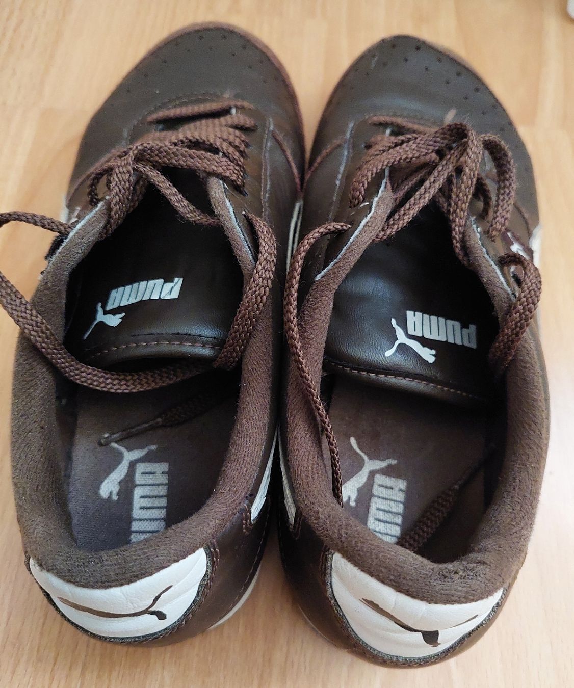 Scarpe da uomo: Puma Sneakers Brown Leather Gr. 36,5 – Usato da Watt venduto da Tomaf 1