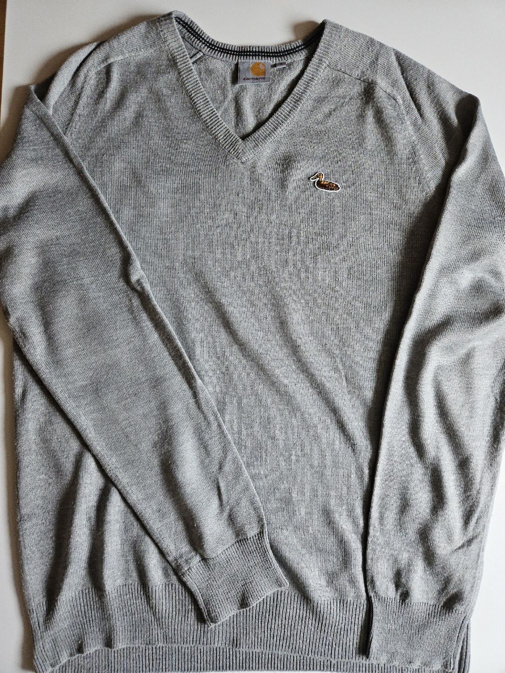 Carhartt Maglioni & Felpe: Carhartt V-Neck Pullover, Gr. S, Grau, Top Zustand – Usato da Aarau venduto da sportlerschoice