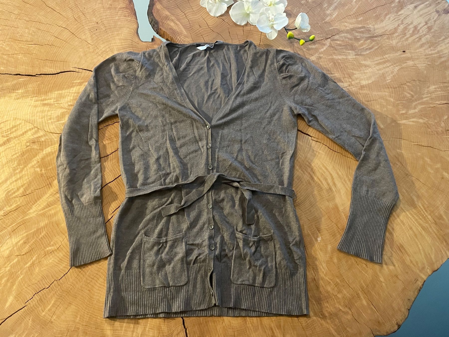 Maglioni & Felpe: Beige/ockerfarbene Weste - Gilet à manches longues ocre – Usato da Zürich venduto da AnnaSa 4