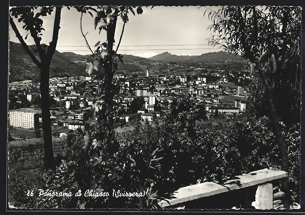 Cartes postales: AK Chiasso, Panorama mit Bergen – D'occasion à Berlin par bartko-reher