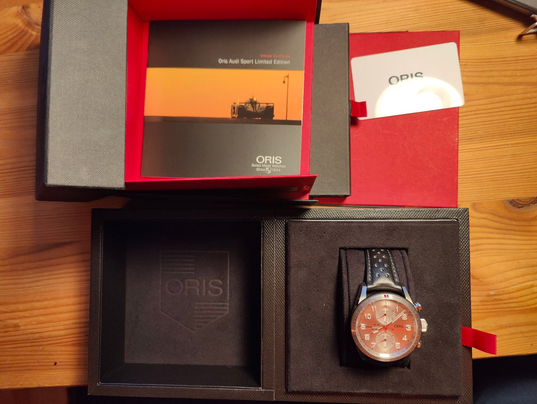 Oris Orologi: Herrenuhr Oris Audi Ltd Ed. Chrono Full set – Usato da Zürich venduto da aslan73 1