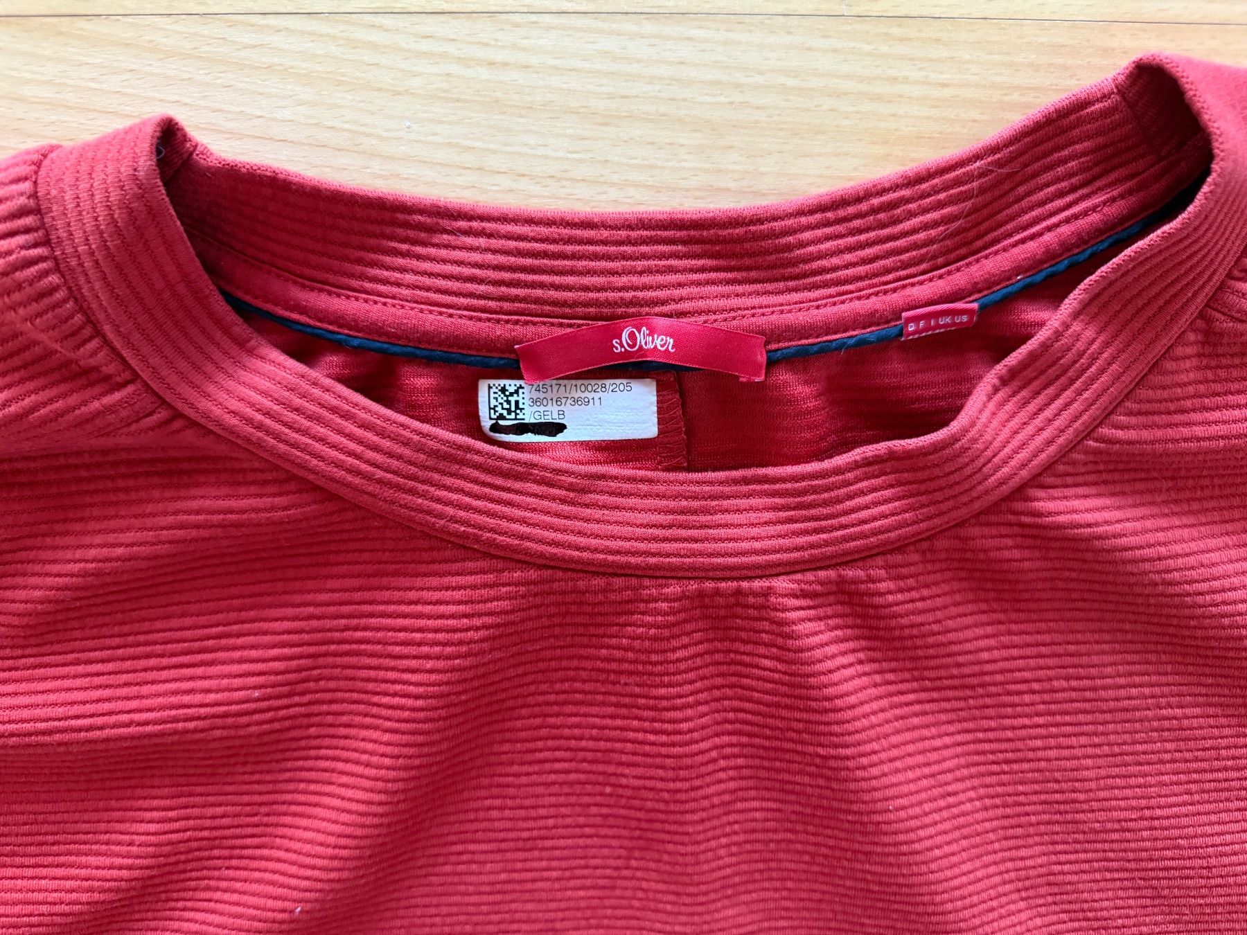 S.Oliver Pullover & Sweatshirts: S Oliver Pulli Shirt Grösse 42 rostrot – Gebraucht aus Wallbach von 10merlin 2