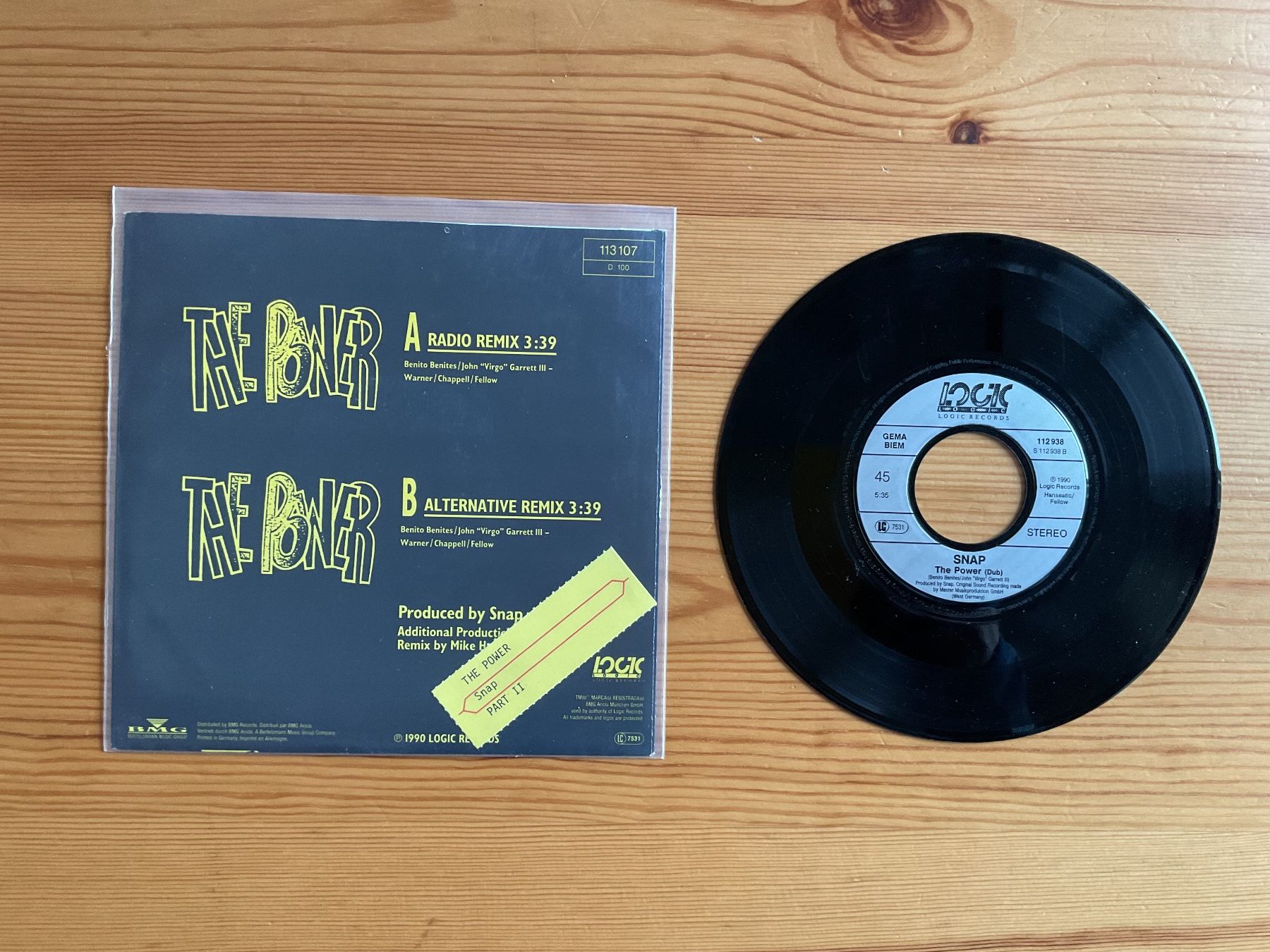 Vinyles: Single 7’’ - SNAP ! / The Power – D'occasion à Ocourt par ocourtois 1