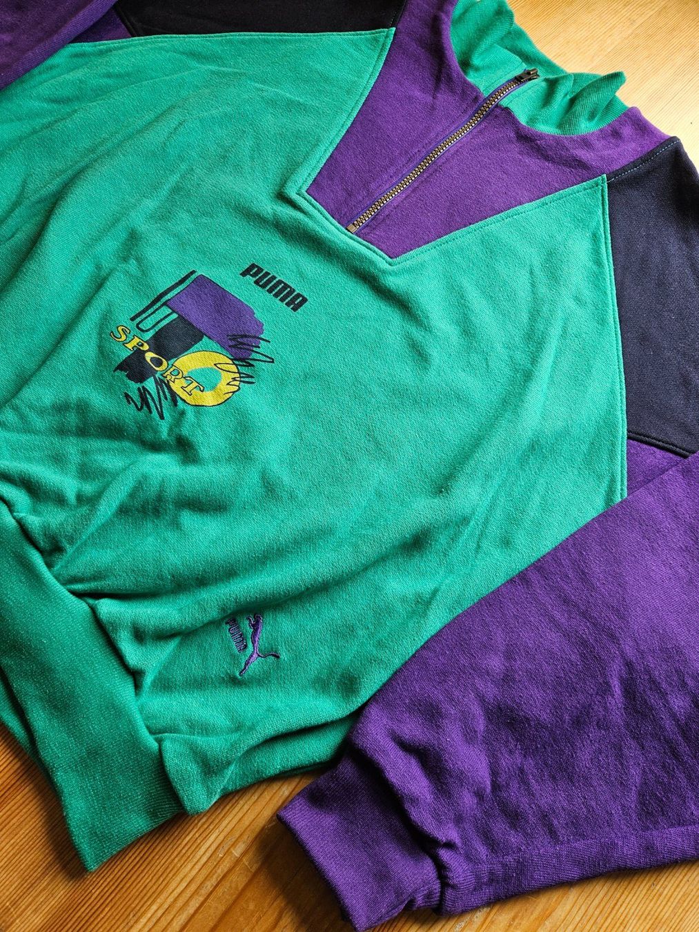 Puma Giacche: Pullover Puma Sport Grösse M retro vintage – Usato da Hägglingen venduto da United-Village-Trade 3