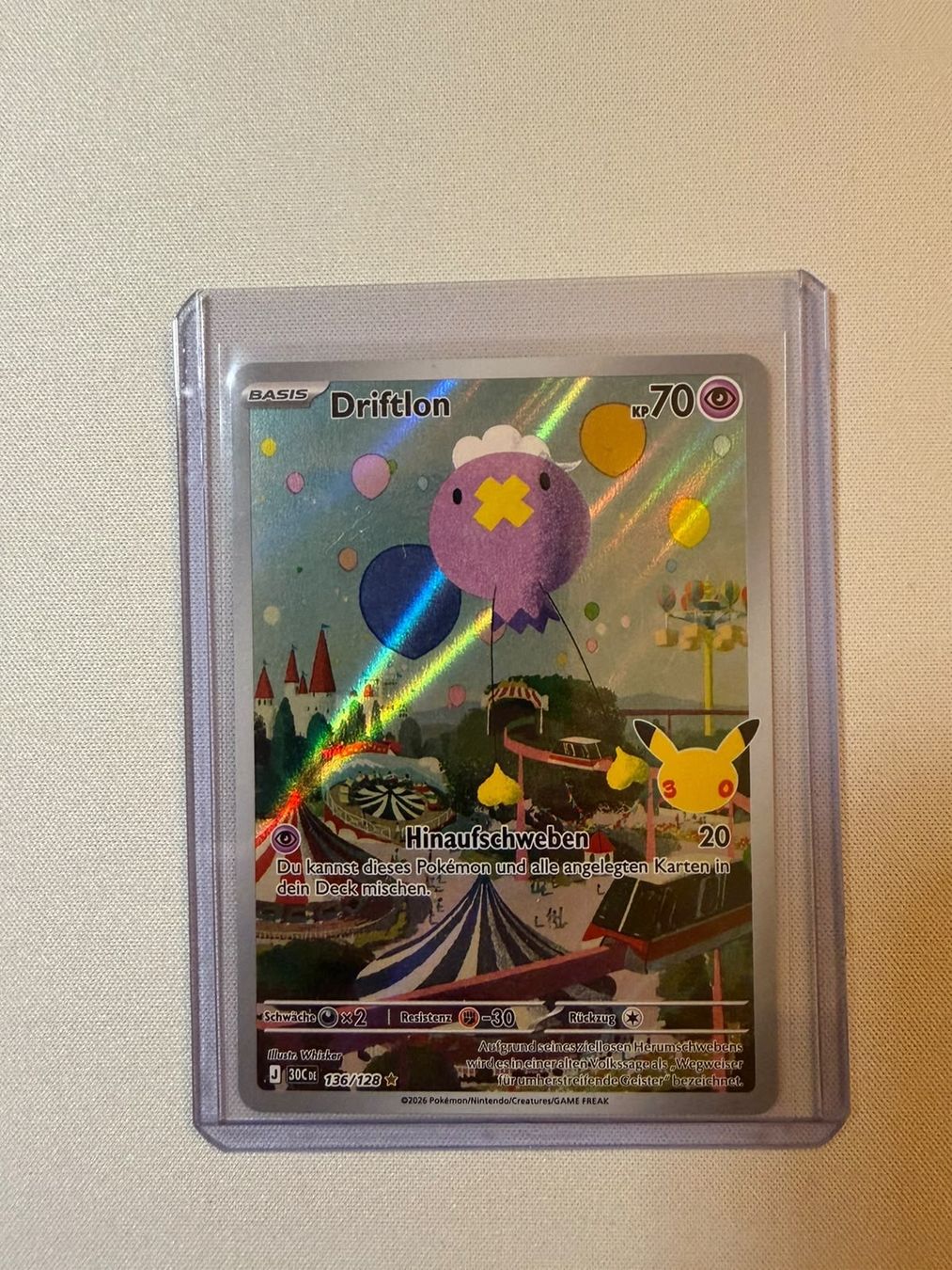 Pokémon Carte collezionabili: Pokemon Karte Driftlon 30th – Nuovo (secondo la descrizione) da Rudolfstetten venduto da beat.ruee