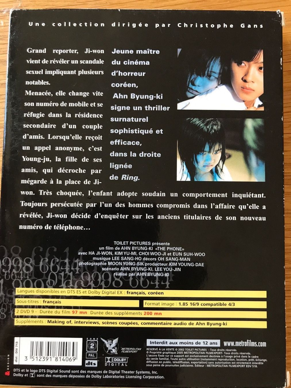 Tutti i DVDs: Phone (2002, Édition Collector, 2 DVD) – Usato da Vevey venduto da zecollector 1