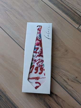 Jean Tinguely Krawatte, neu & originalverpackt, Rarität