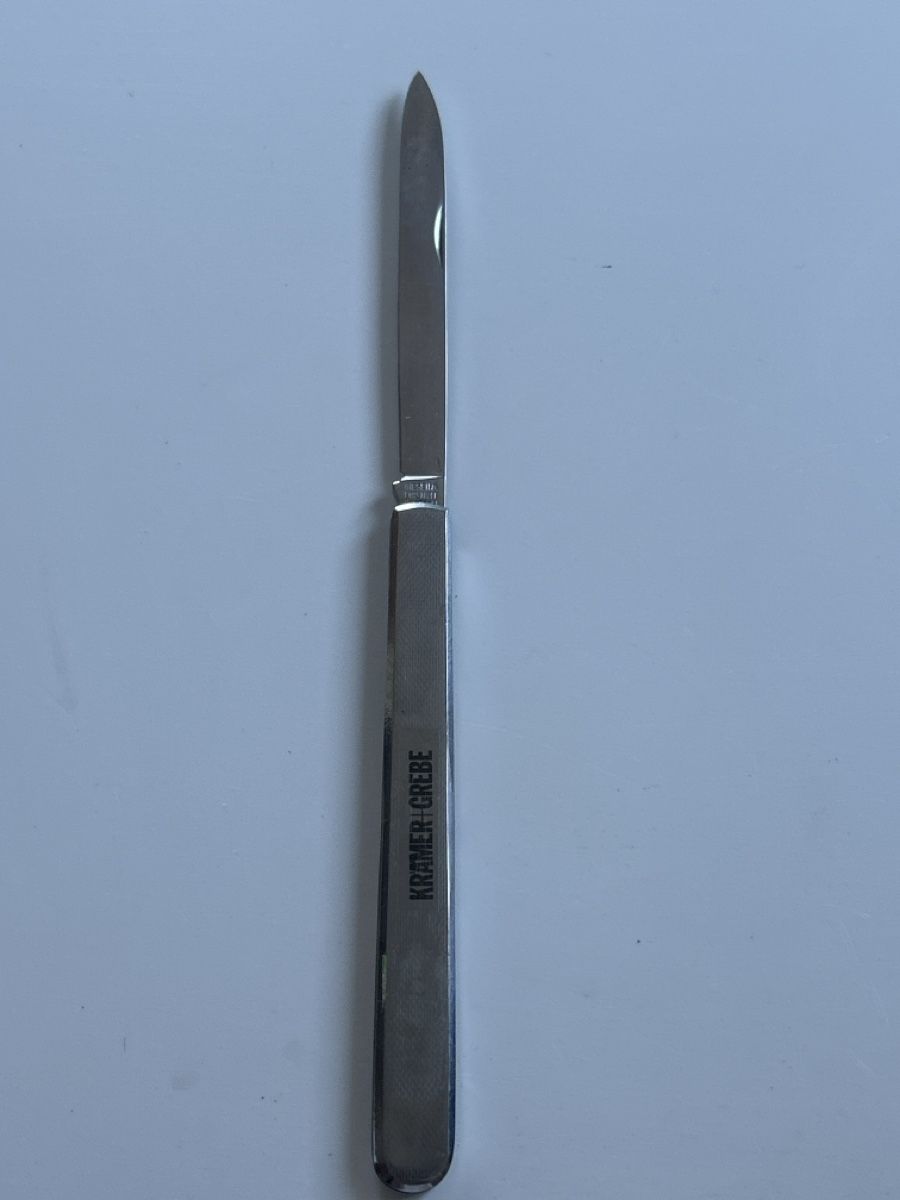 Coltelli tascabile: Messer Giesen & Forsthoff Solingen Metall (S34) – Usato da Neuenhof venduto da SchnaeppliAllerlei