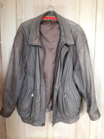 Alte Herren Lederjacke