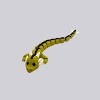 Lindwurm - 3D gedruckt und vollständig beweglich.