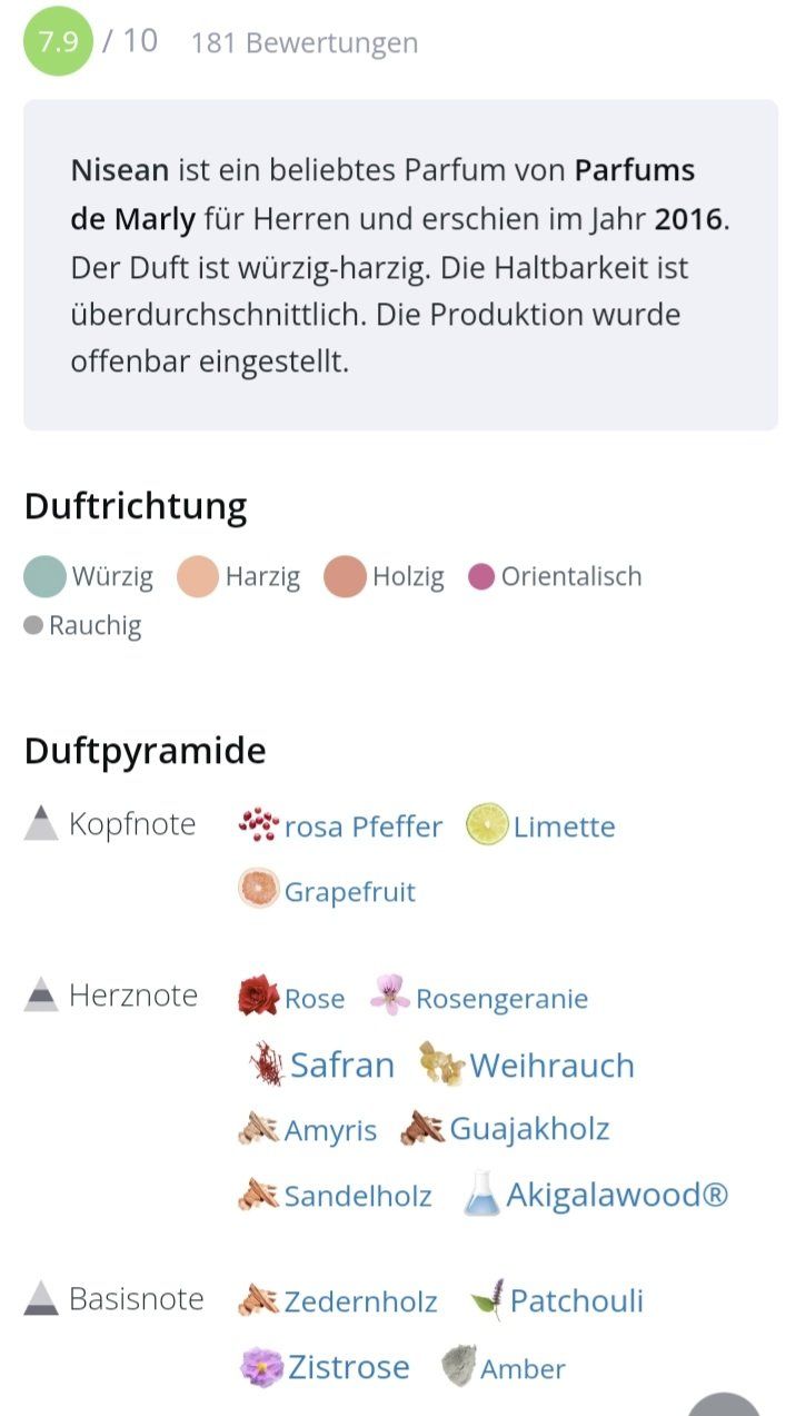Armani Parfum & Eau de Toilette: 5 ml NISEAN PARFUMS DE MARLY ABFÜLLUNG – Neu (gemäss Beschreibung) aus St. Gallen von CaliSunshine 3
