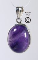 Amethyst Anhänger / Pendentif Améthyste, 925