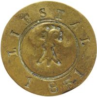 Schweiz Liestal 1851 Unbekannte Marke