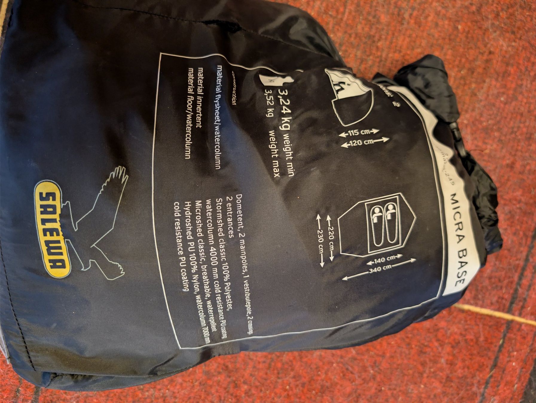 Salewa Tende : Salewa Zelt MICRA BASE - 2 Pers. – Usato da Cazis venduto da udo_ch_67
