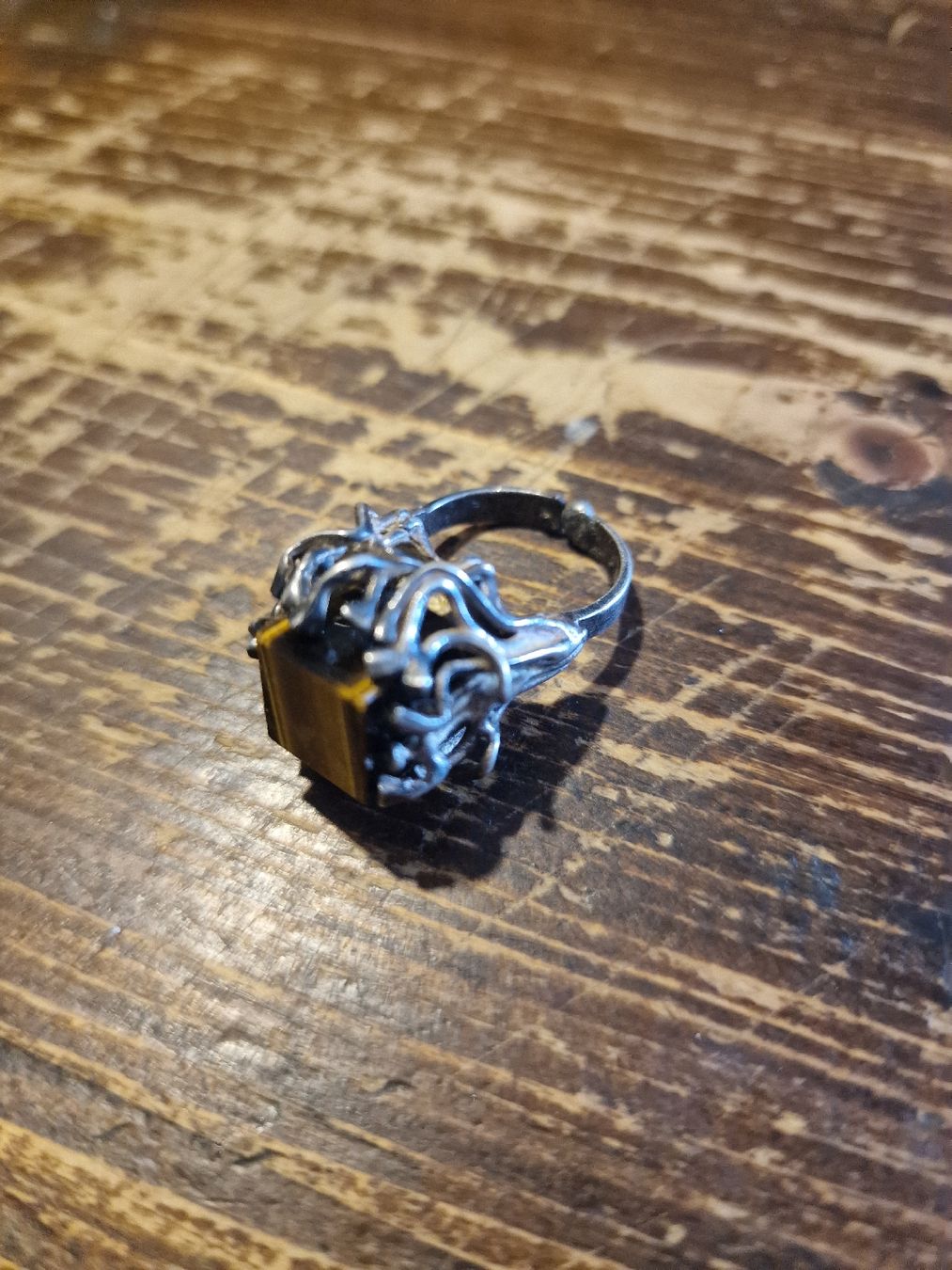 Anelli: Ring mit Tigerauge silber – Usato da Weite venduto da Liane1973 2