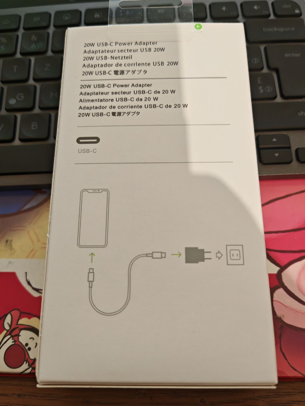 Apple Spine: Prise et câble iPhone 20w 1m usb-c lighting(PAS APPLE) – Nuovo e nell'imballaggio originale da noréaz venduto da mepla76 1