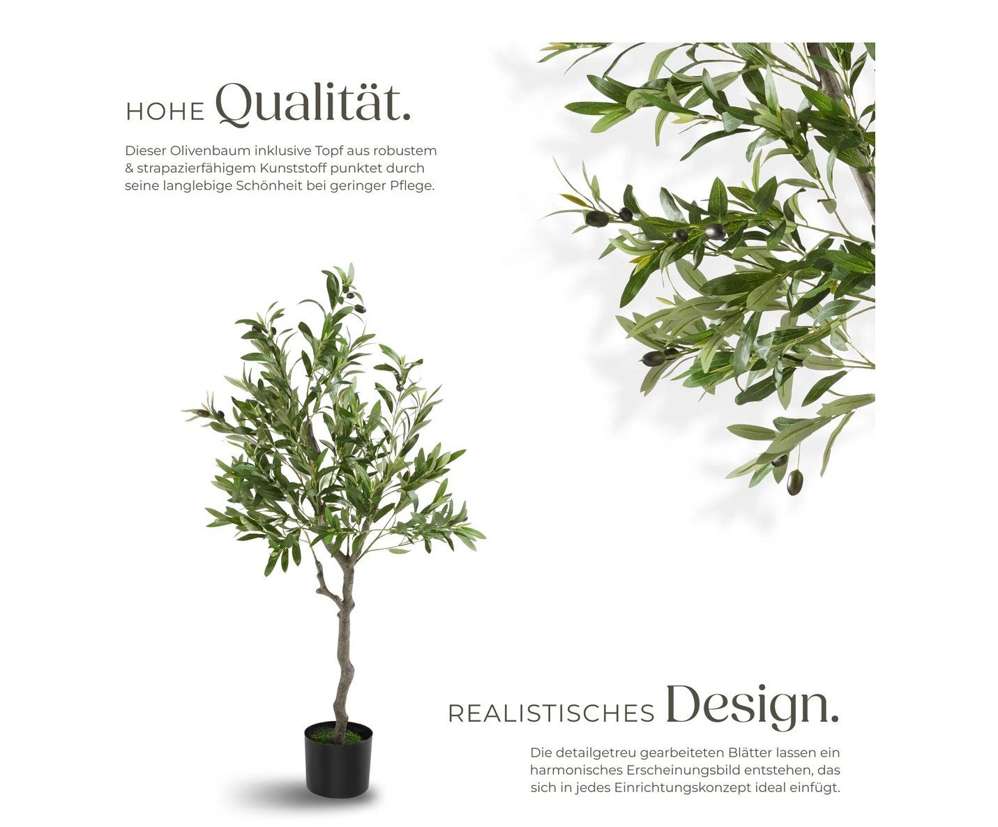 Piante & sementi: Künstlicher Olivenbaum Oleand 120cm – Nuovo (secondo la descrizione) da Steinhausen venduto da Retourenprofis 2