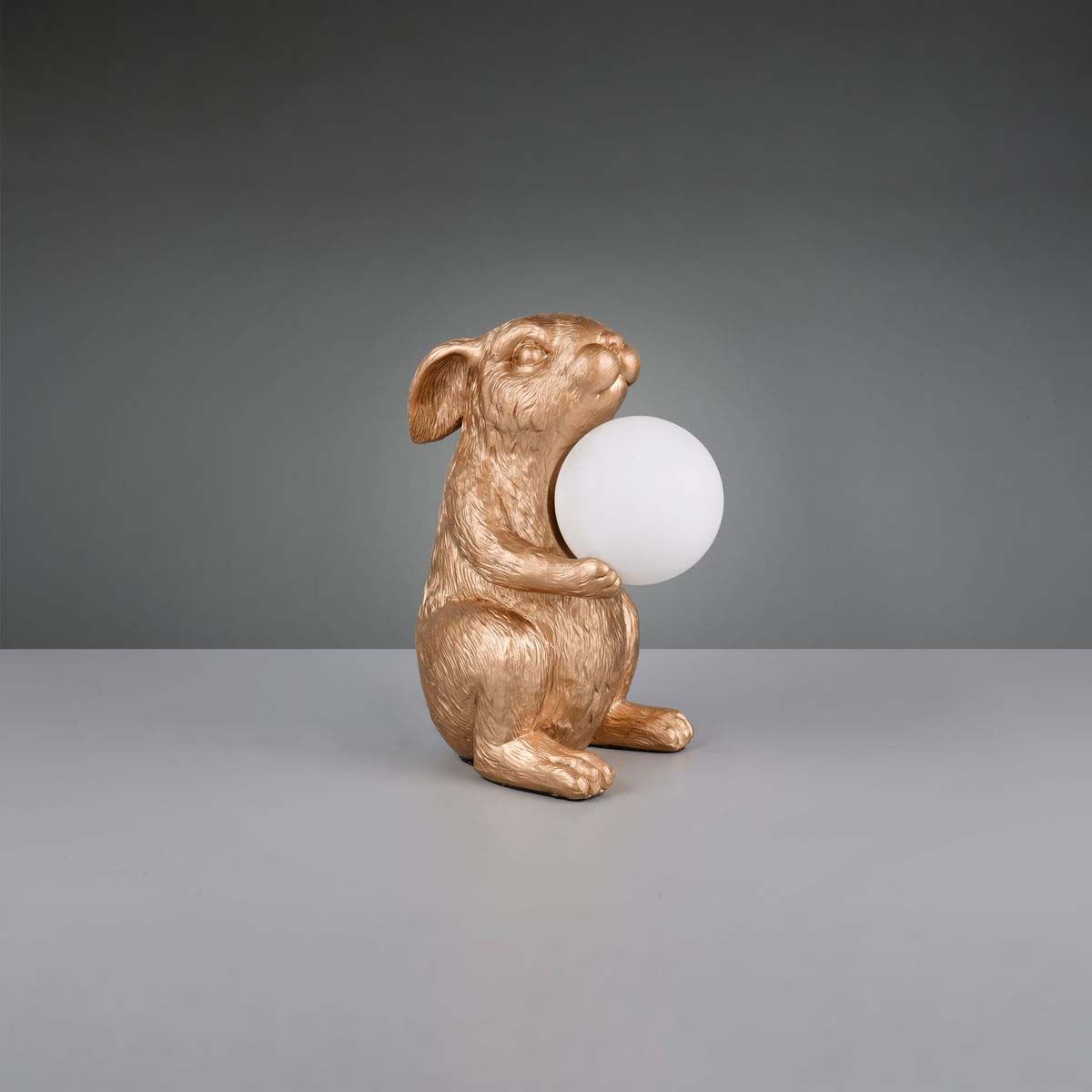 Lampade: Tischleuchte, Gold, Hase, 28 cm Höhe – Nuovo (secondo la descrizione) da Kreuzlingen venduto da Smart-Light 2