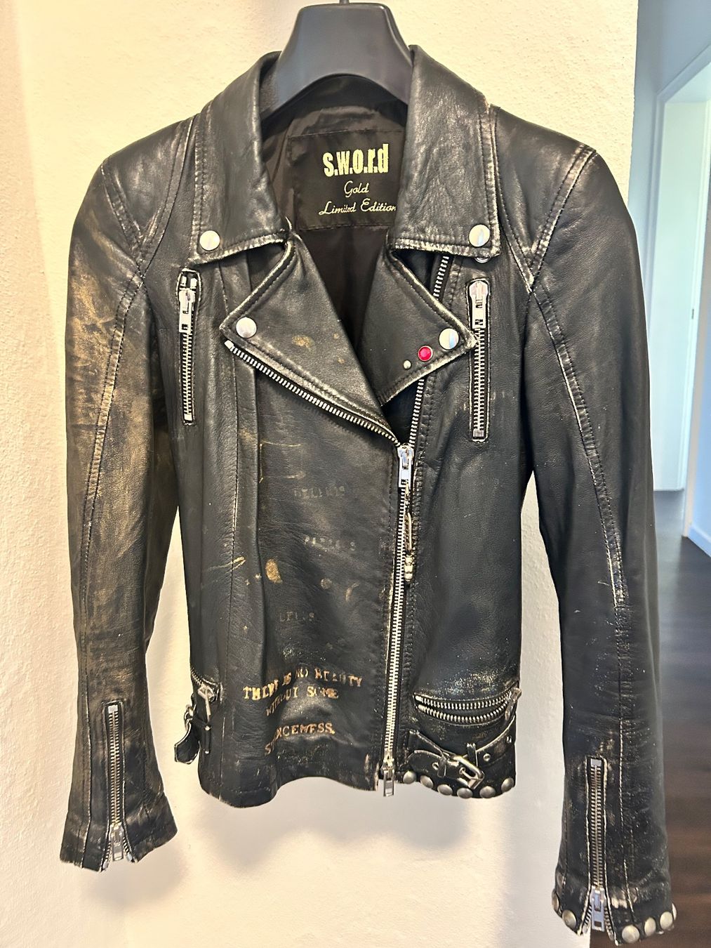 Giacche: Coole SWORD Lederjacke, Grösse S, Limited Edition! – Usato da Ascona venduto da angie020
