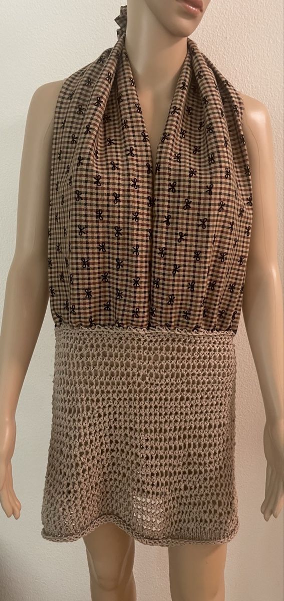 Kleider: Kleid  Karomuster Halter Hals Grösse M Neu – Neu und originalverpackt aus Au ZH von Jaggy4 2