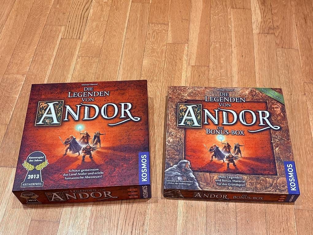 Kosmos Spiele: Die Legenden von Andor + Bonus Box – Gebraucht aus Hünenberg von uejo84