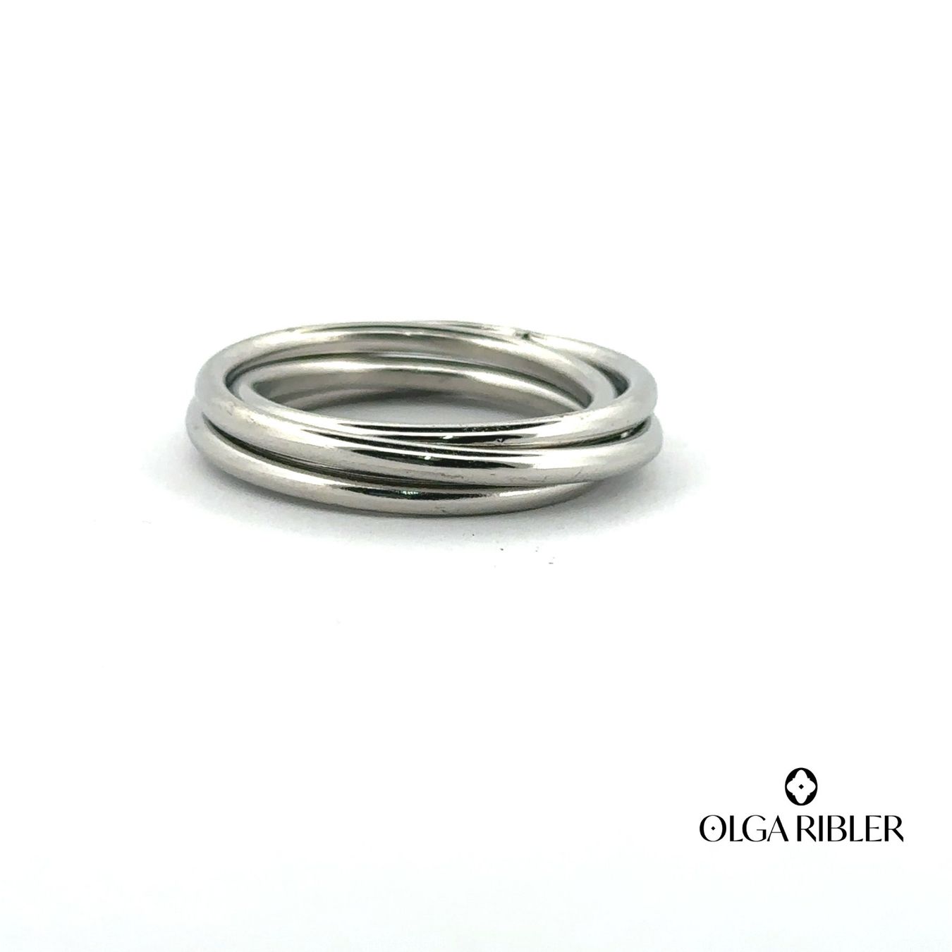 Olga Ribler Anelli: Edelstahl Wickel Ring Ringgrösse 58 – Nuovo (secondo la descrizione) da Luzern venduto da Schmuckoutlet 3