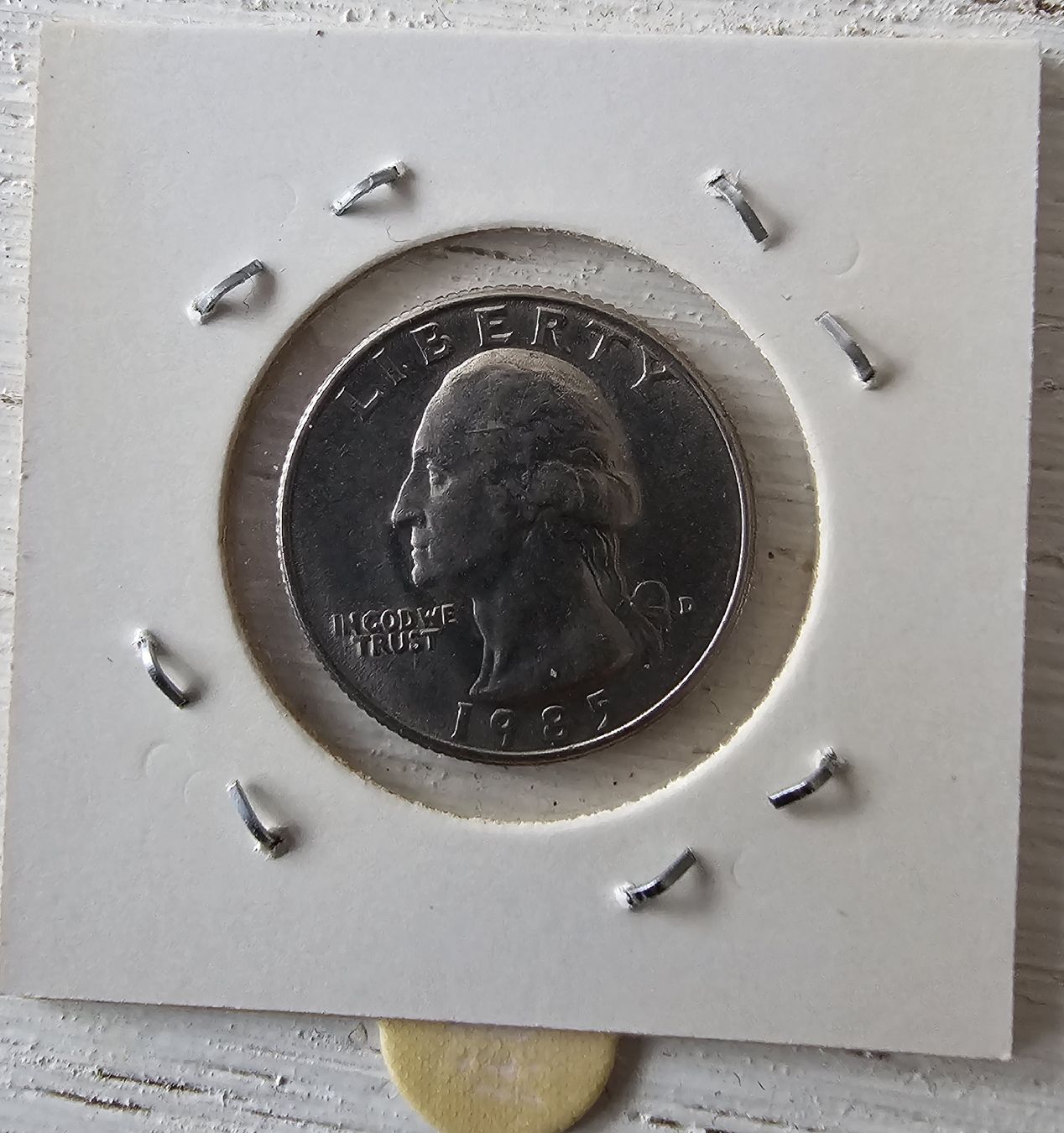Tutti le monete: 1/4 dollar 1985 – Usato da Nidau venduto da Misterpix 1